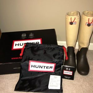 Hunter Canvas Boots